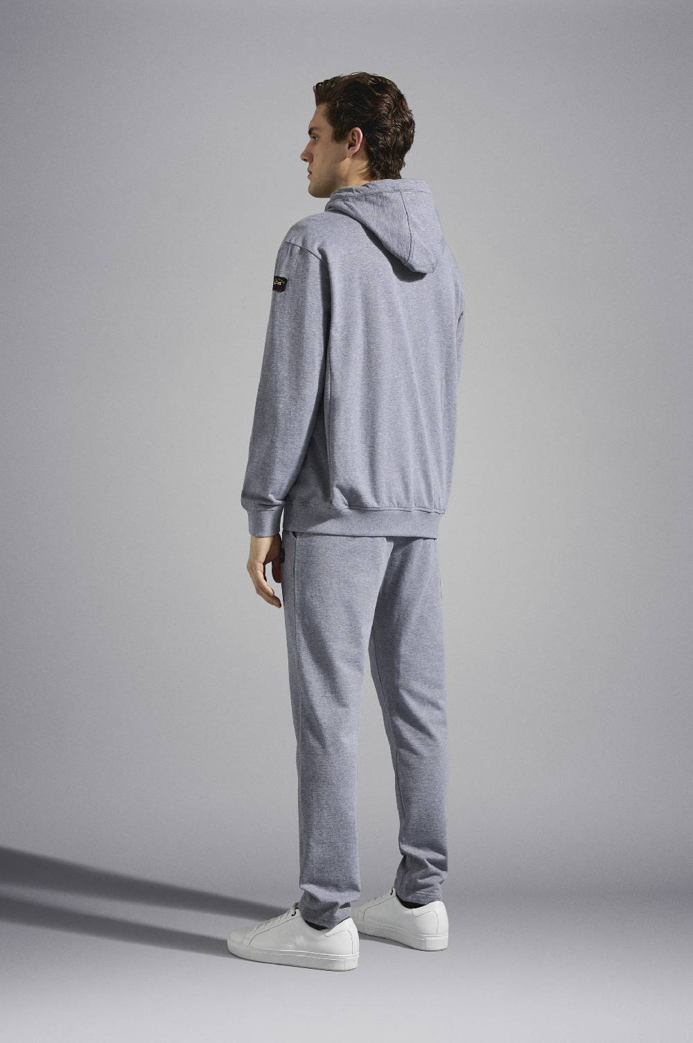 Paul & Shark Felpa Con Zip In Cotone Con Badge Iconico Paul & Shark