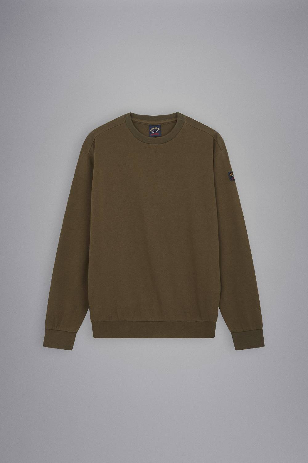 Paul & Shark Felpa In Cotone Con Badge Iconico Paul & Shark