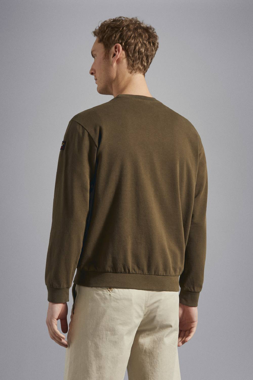 Paul & Shark Felpa In Cotone Con Badge Iconico Paul & Shark