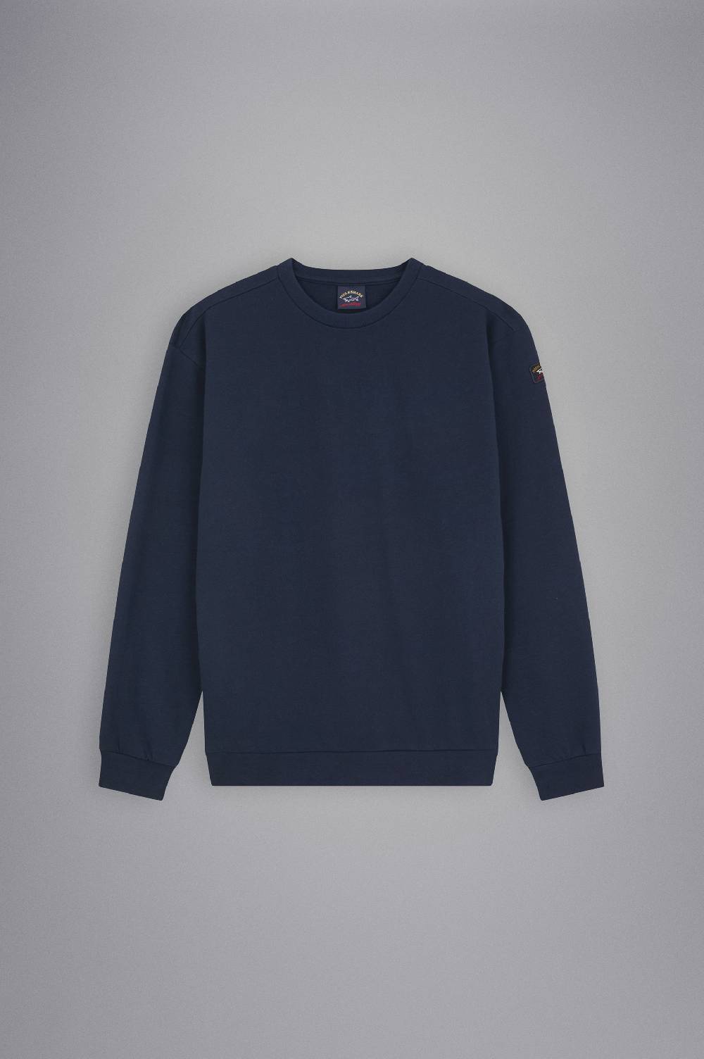 Paul & Shark Felpa In Cotone Con Badge Iconico Paul & Shark