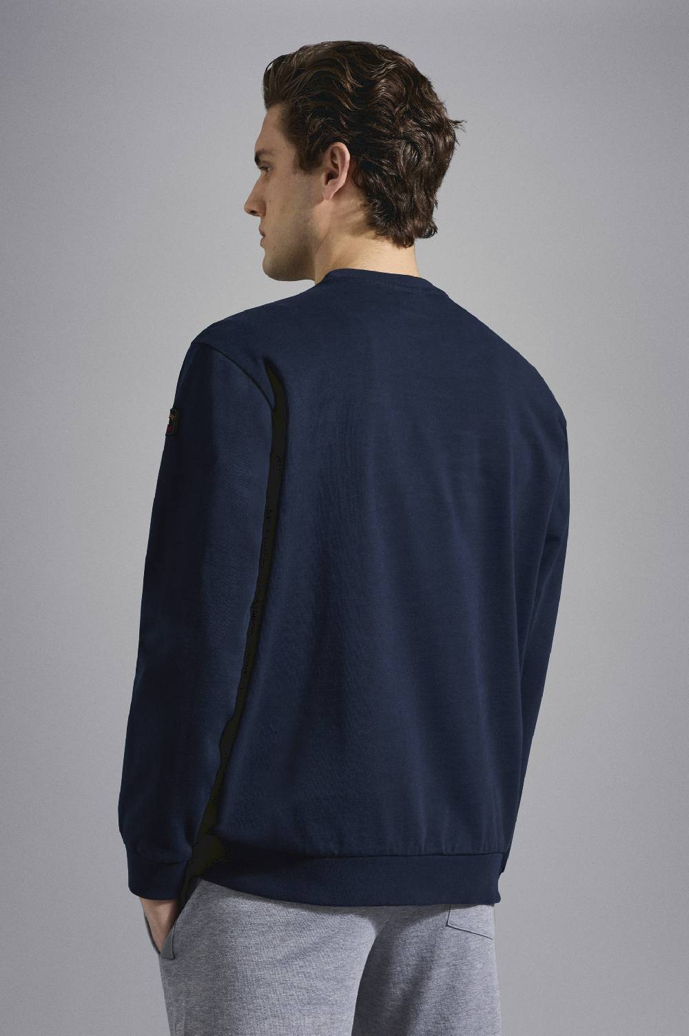 Paul & Shark Felpa In Cotone Con Badge Iconico Paul & Shark