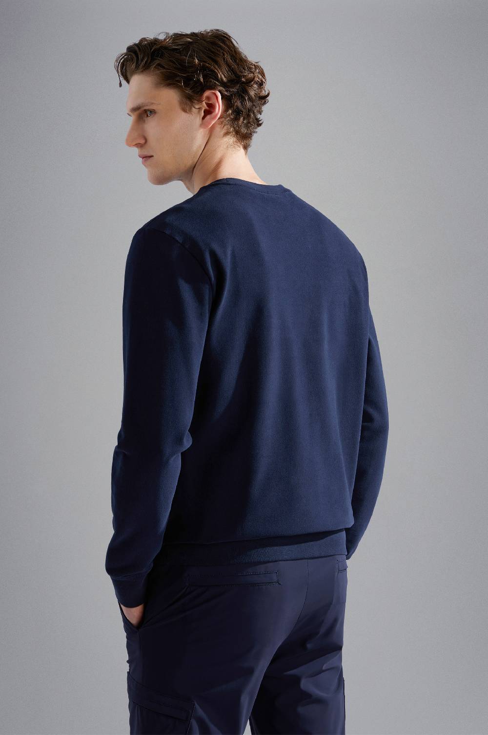 Paul & Shark Felpa In Cotone Con Ricamo Multicolor Paul & Shark