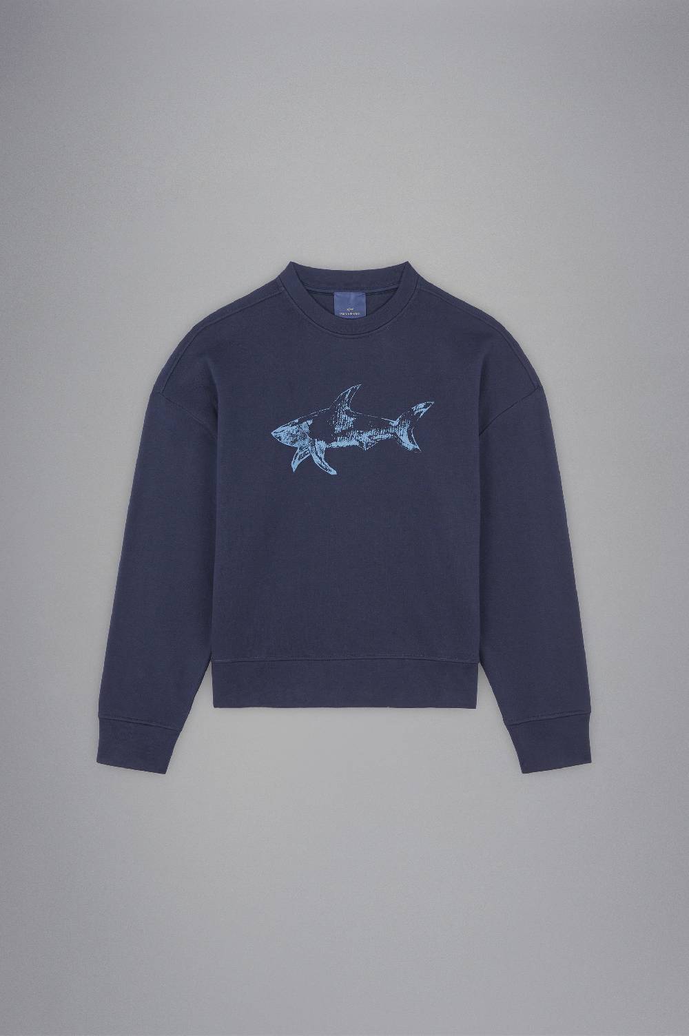 Paul & Shark Felpa In Cotone Winter Fleece Con Stampa Paul & Shark