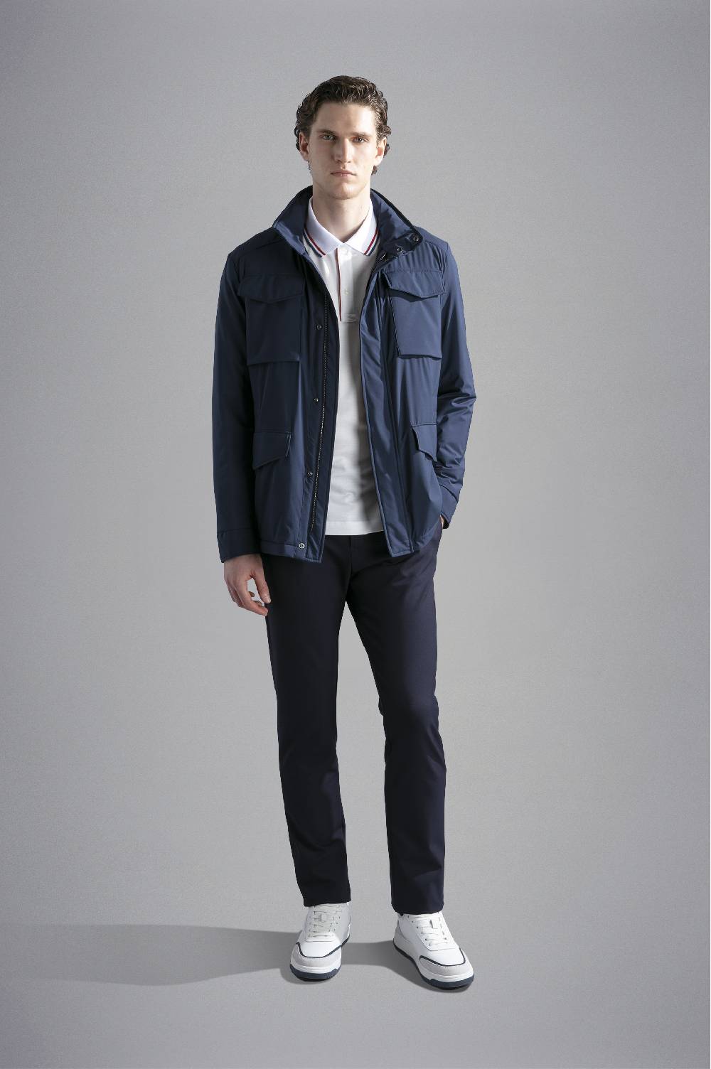 Paul & Shark Field Jacket Typhoon Platinum Ultra Light Down Paul & Shark