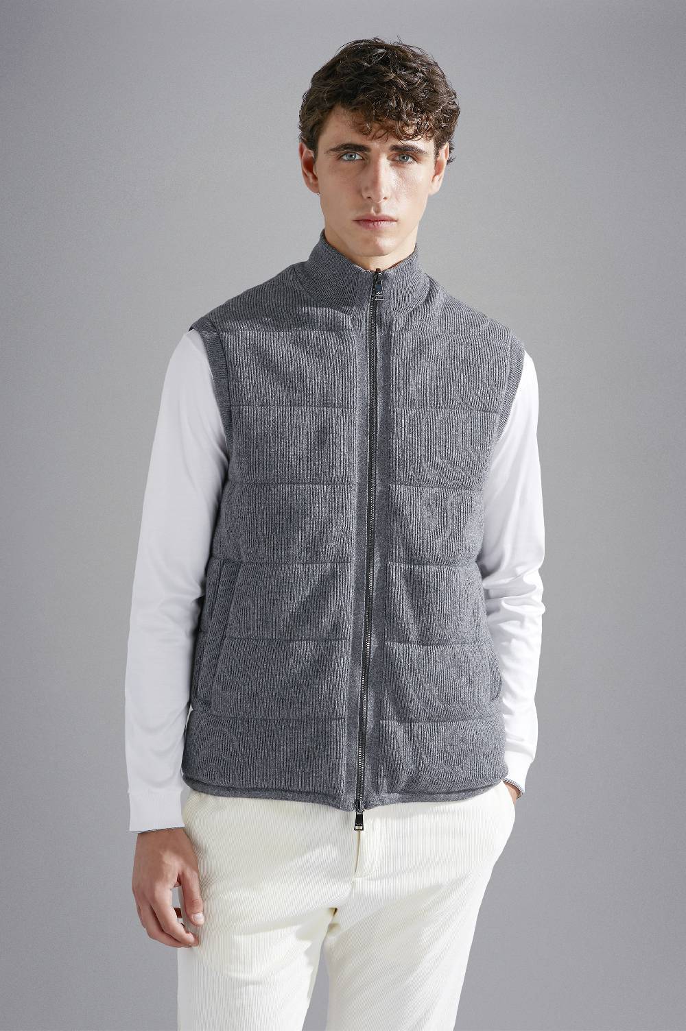 Paul & Shark Gilet Hybrid in lana, cashmere e Typhoon Platinum Paul & Shark