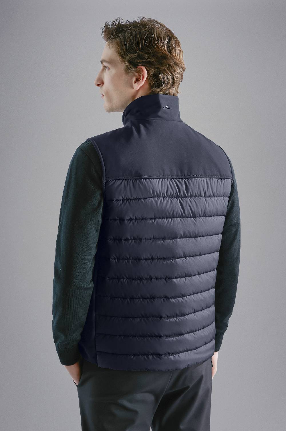 Paul & Shark Gilet Hybrid In Re-Shark Shell Paul & Shark