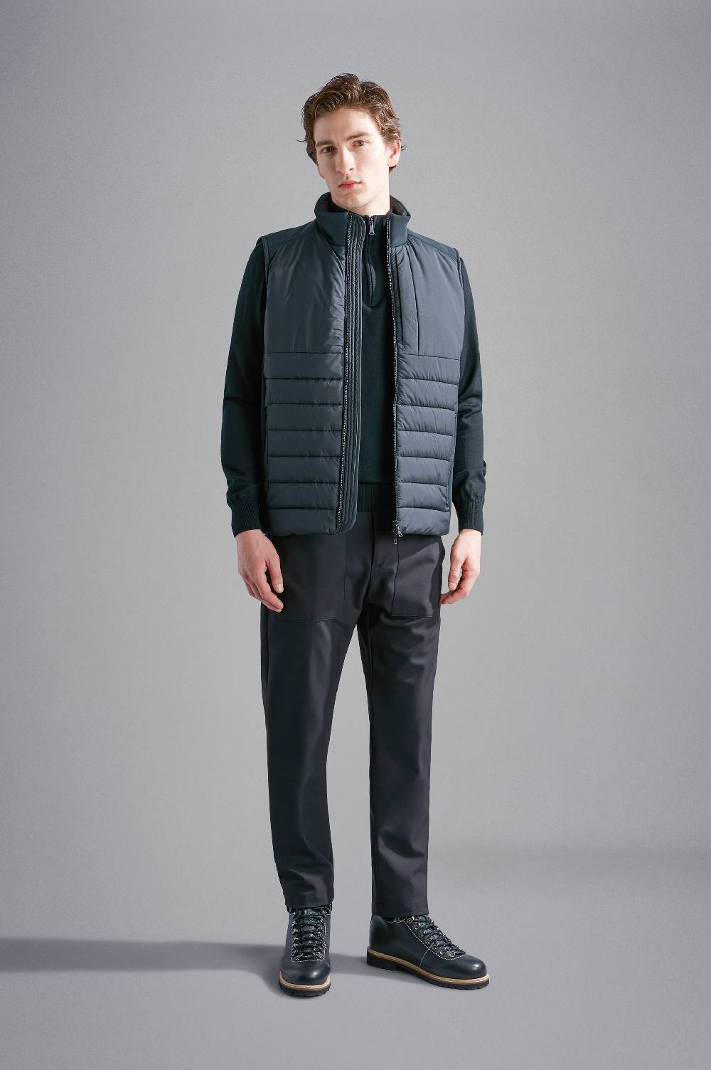 Paul & Shark Gilet Hybrid In Re-Shark Shell Paul & Shark