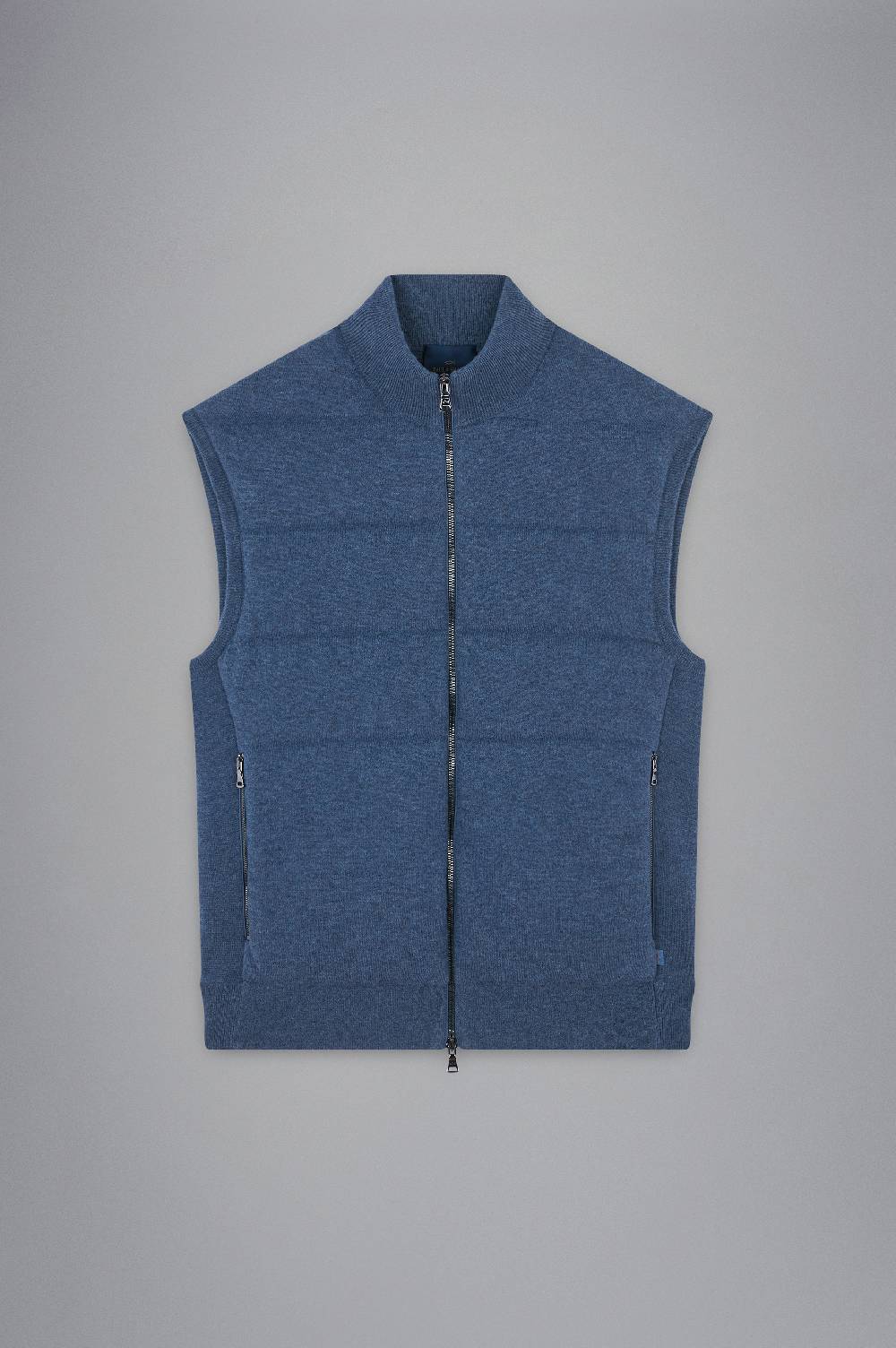 Paul & Shark Gilet In Re-Wool E Typhoon Platinum Paul & Shark