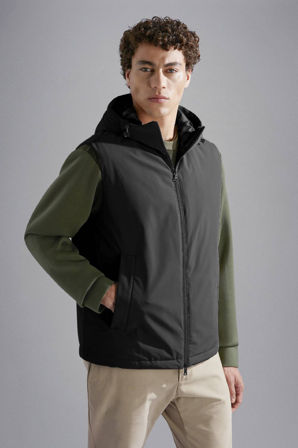 Paul & Shark Gilet in Typhoon Re-4X4 Stretch Paul & Shark