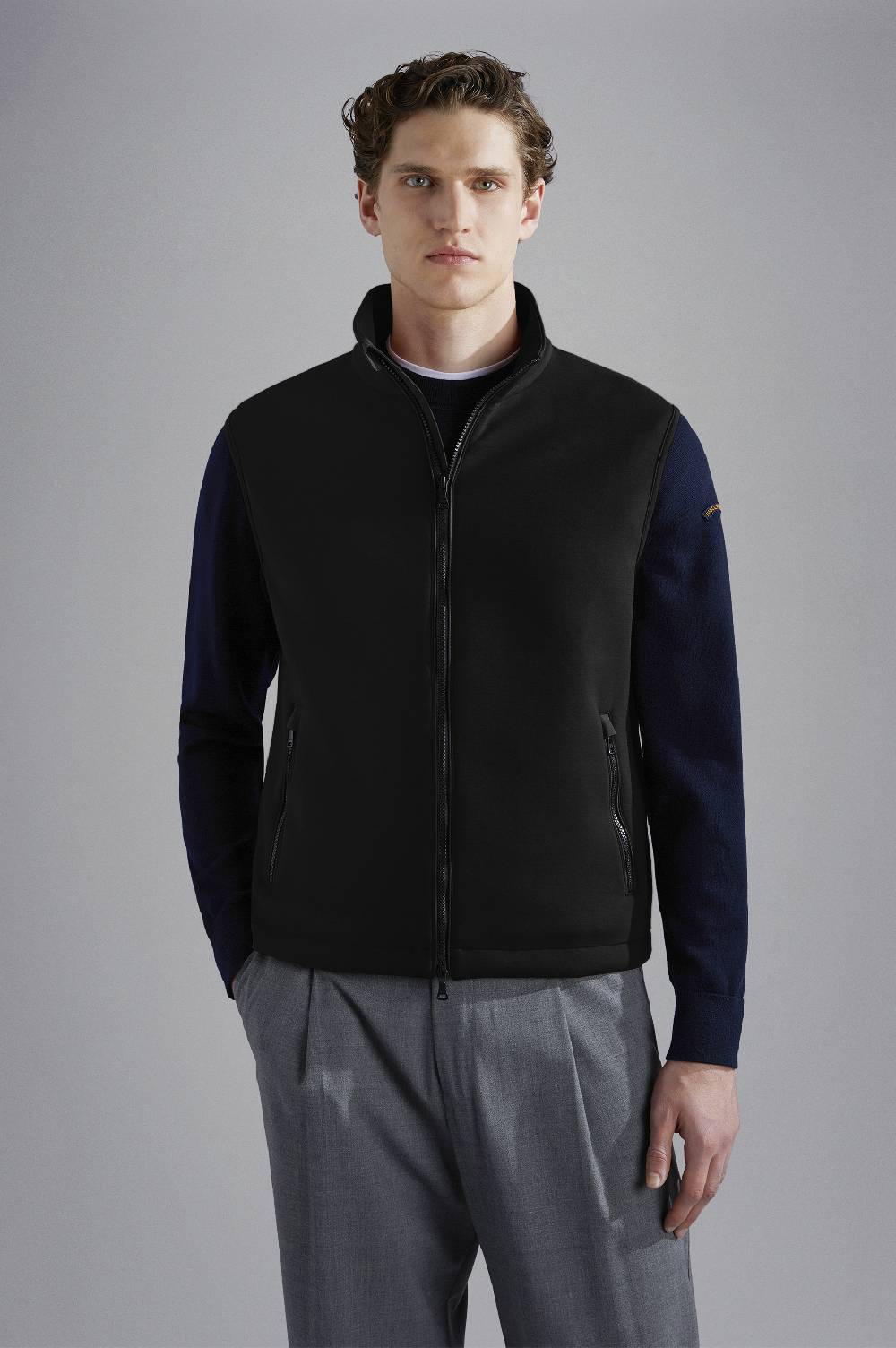 Paul & Shark Gilet Techno Fleece con inserti in Typhoon® Paul & Shark