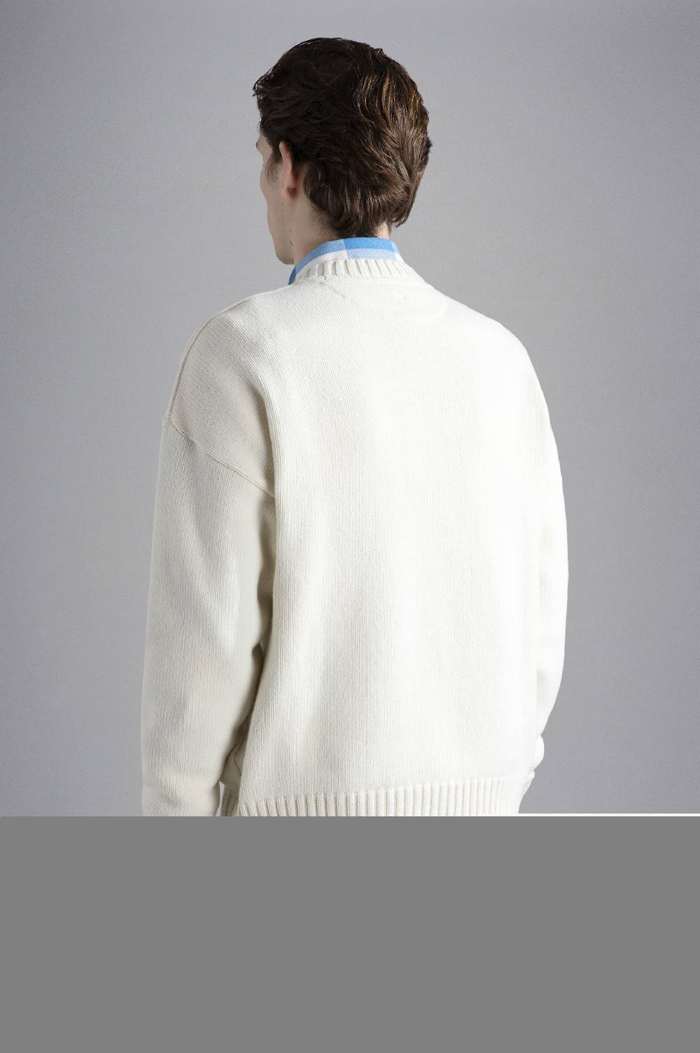 Paul & Shark Girocollo Re-Wool Con Ancora Ricamata Paul & Shark