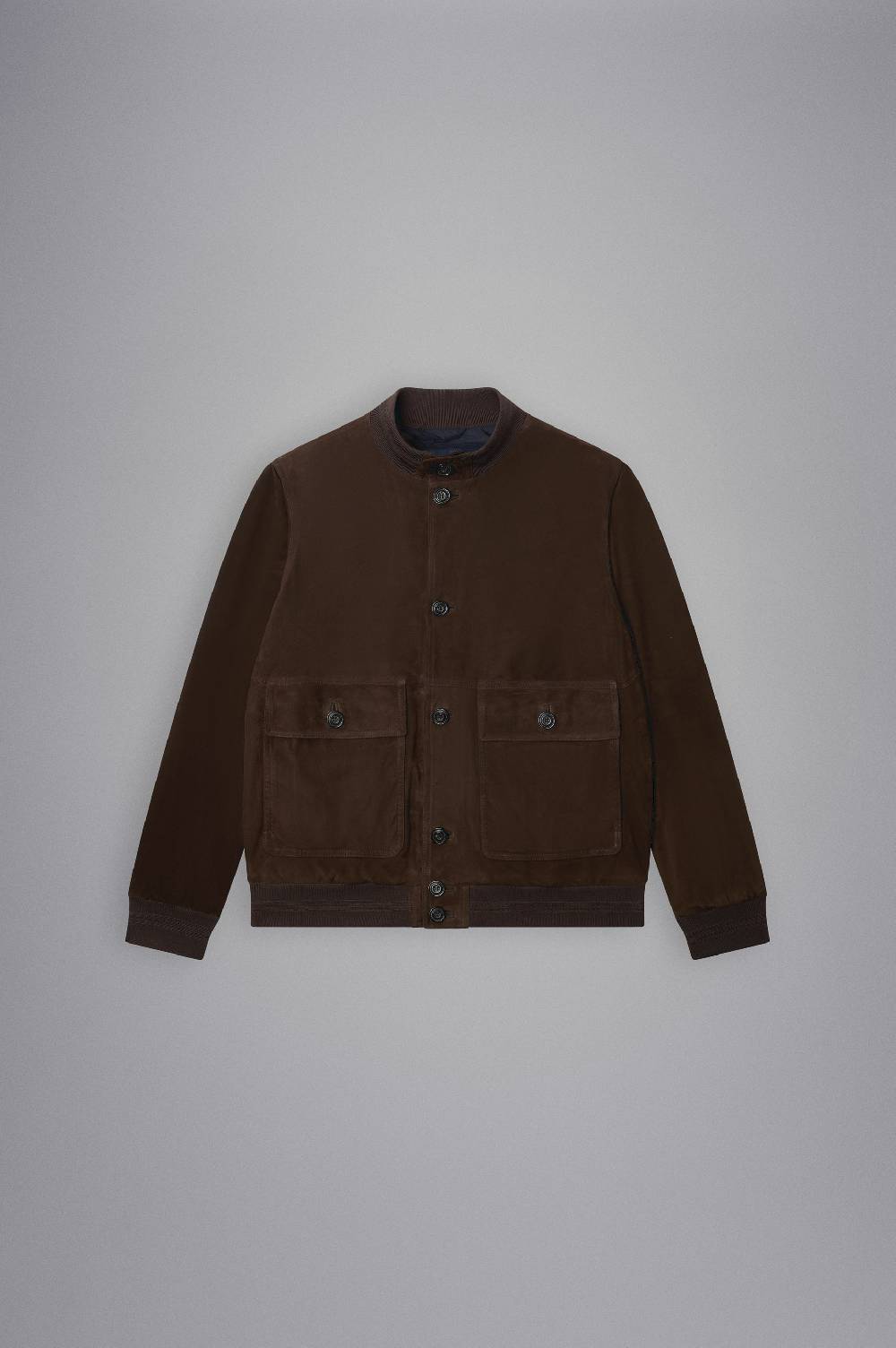 Paul & Shark Giubbotto In Suede Aqualeather Paul & Shark