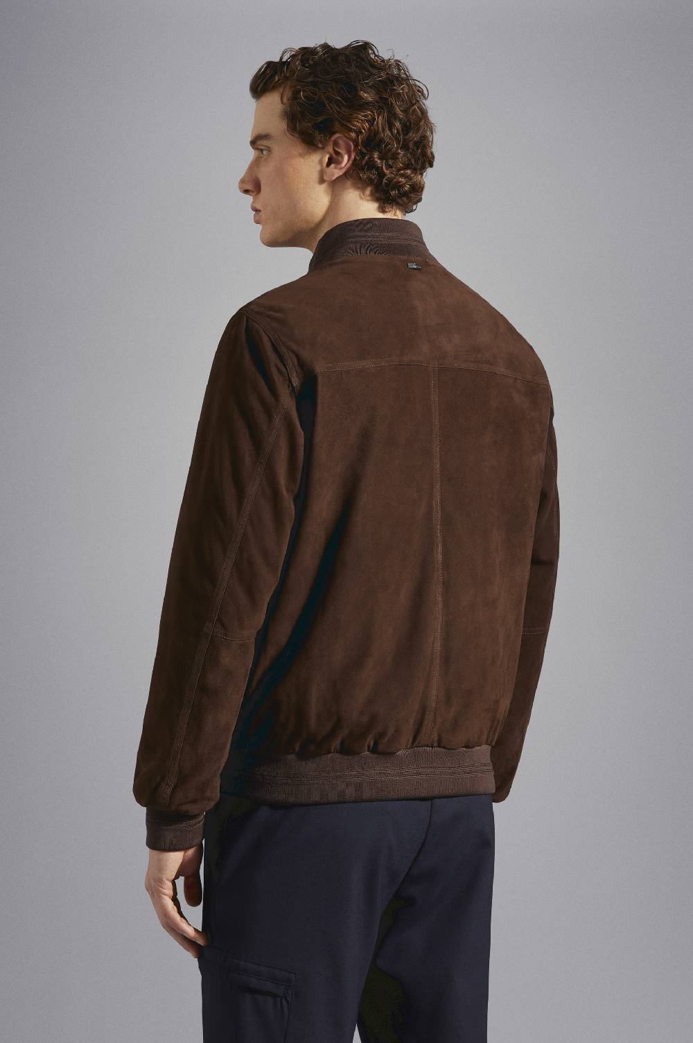 Paul & Shark Giubbotto In Suede Aqualeather Paul & Shark