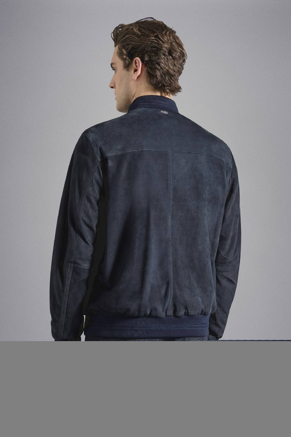 Paul & Shark Giubbotto In Suede Aqualeather Paul & Shark