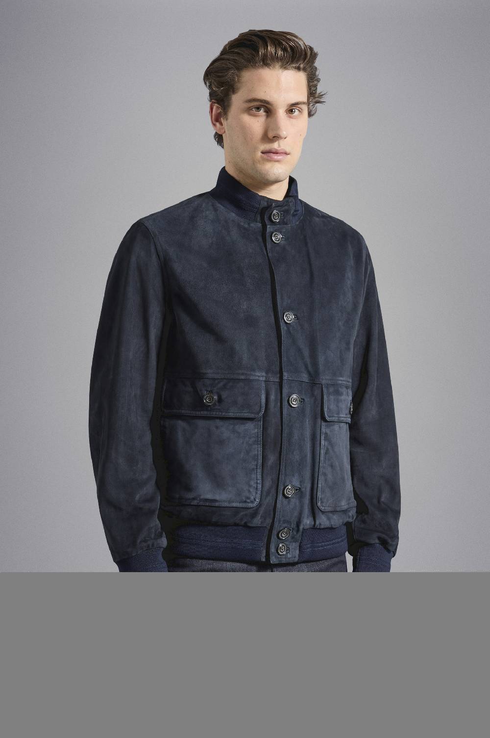 Paul & Shark Giubbotto in suede Aqualeather Paul & Shark