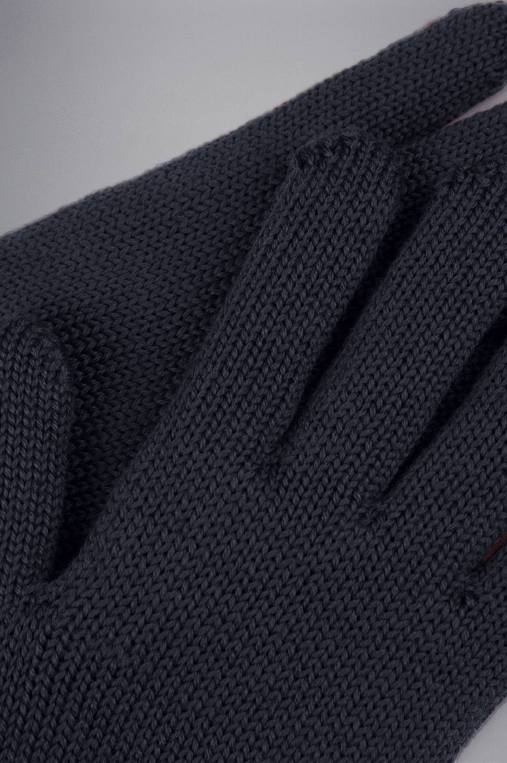 Paul & Shark Guanti In Lana Con Profili In Camoscio Paul & Shark