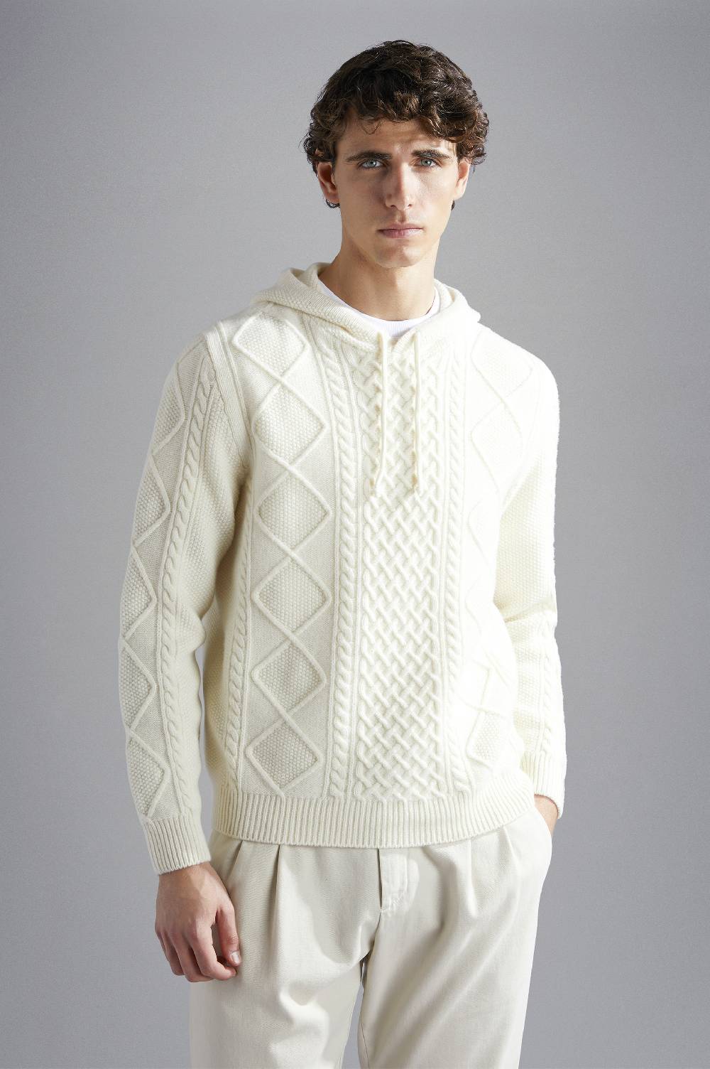 Paul & Shark Maglia con cappuccio in Re-Wool Paul & Shark