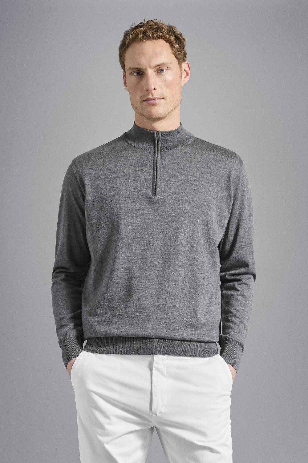 Paul & Shark Maglia con zip in lana Merino extra-fine Winter Summer Paul & Shark