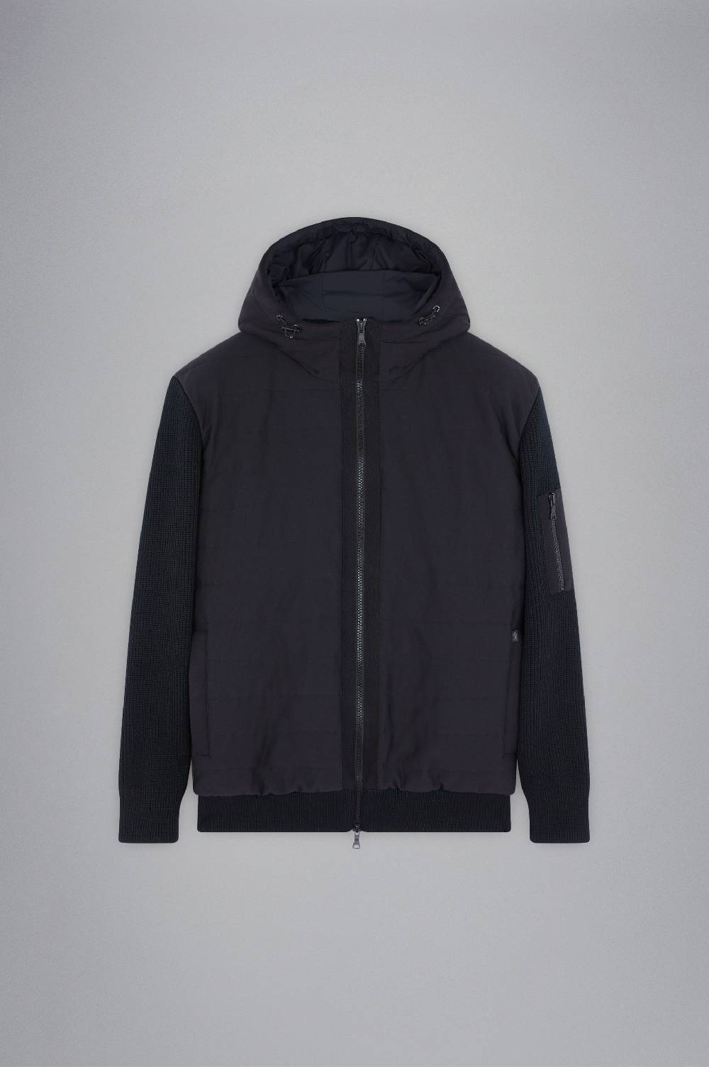 Paul & Shark Maglia Hybrid In Lana E Cotone Trapuntato Paul & Shark