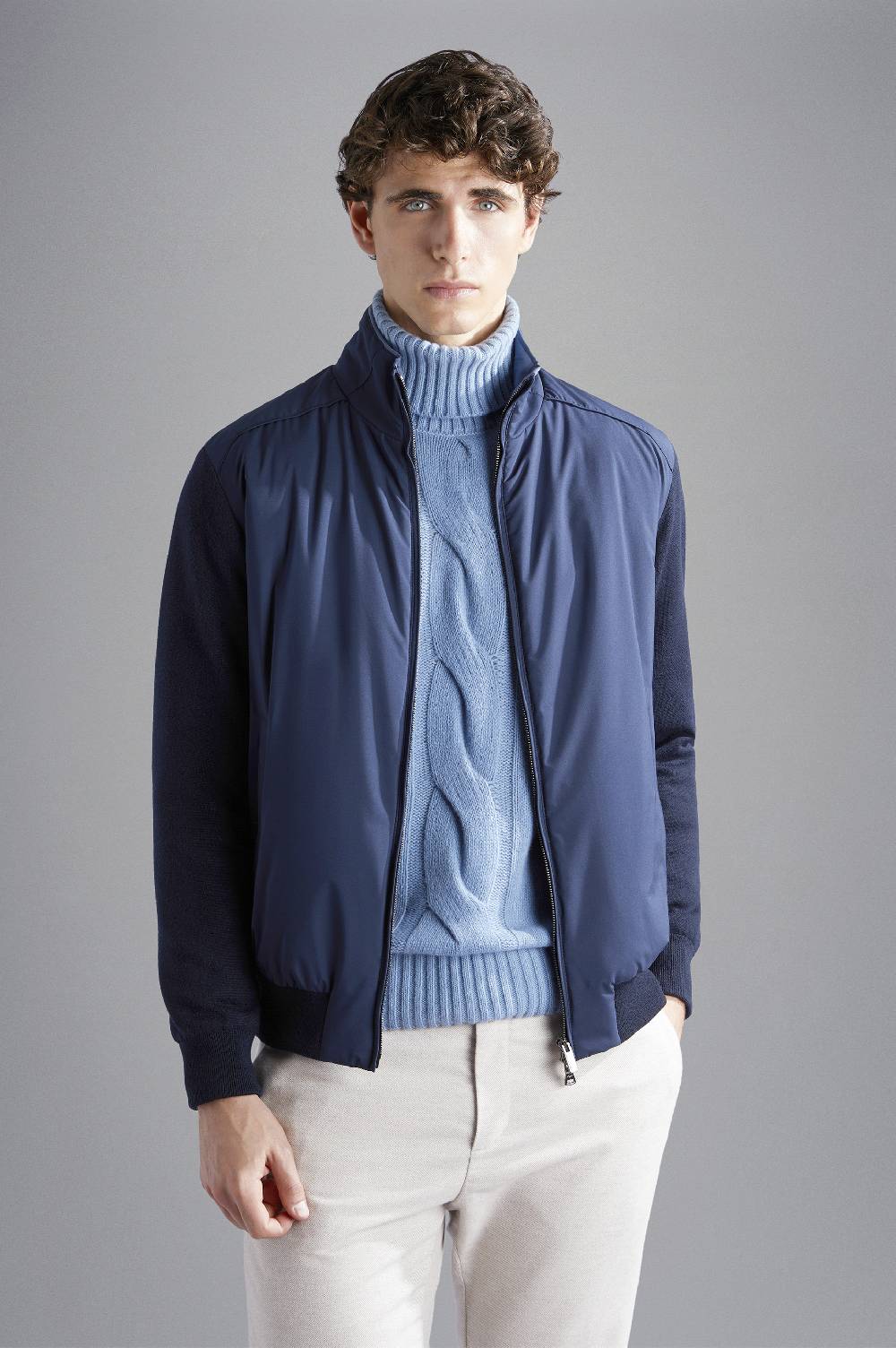 Paul & Shark Maglia Hybrid in lana e Typhoon Platinum Paul & Shark