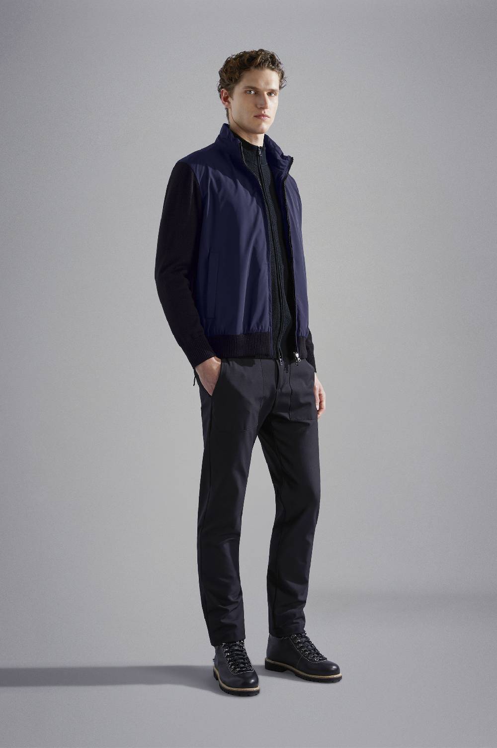 Paul & Shark Maglia Hybrid In Lana E Typhoon® Paul & Shark