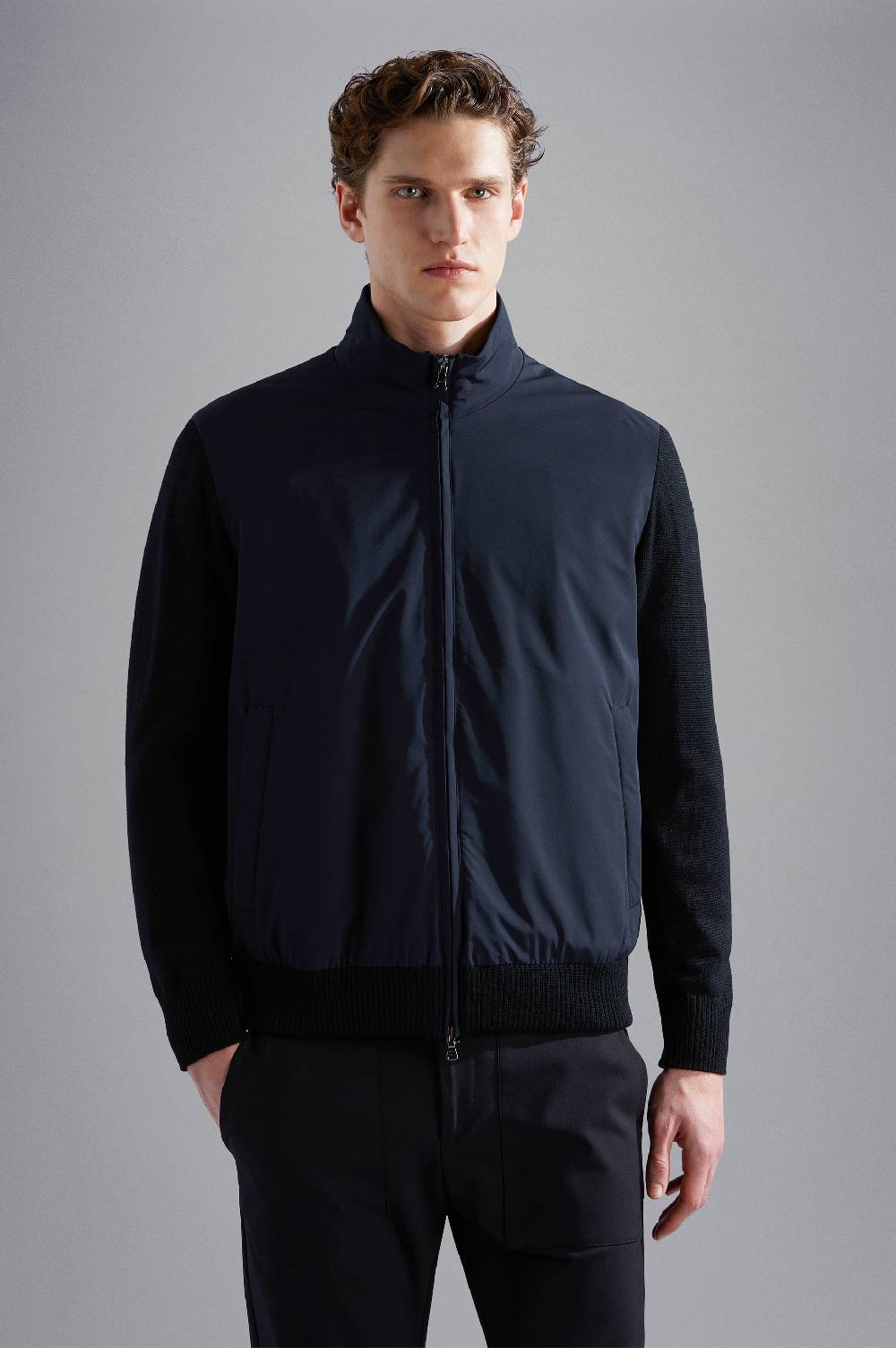 Paul & Shark Maglia Hybrid in lana e Typhoon® Paul & Shark