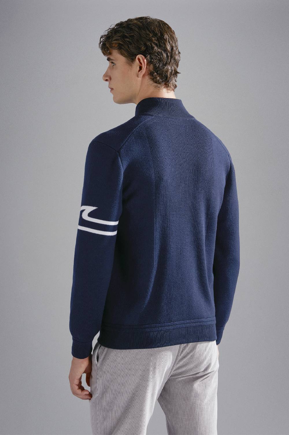 Paul & Shark Maglia Hybrid In Lana E Typhoon® Paul & Shark