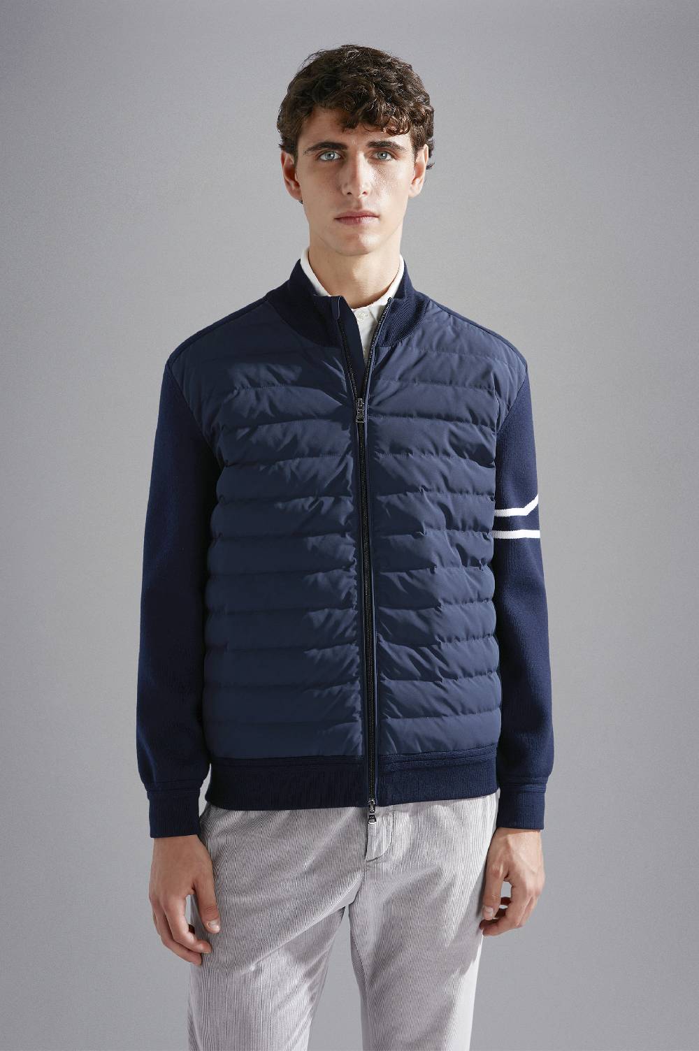 Paul & Shark Maglia Hybrid in lana e Typhoon® Paul & Shark