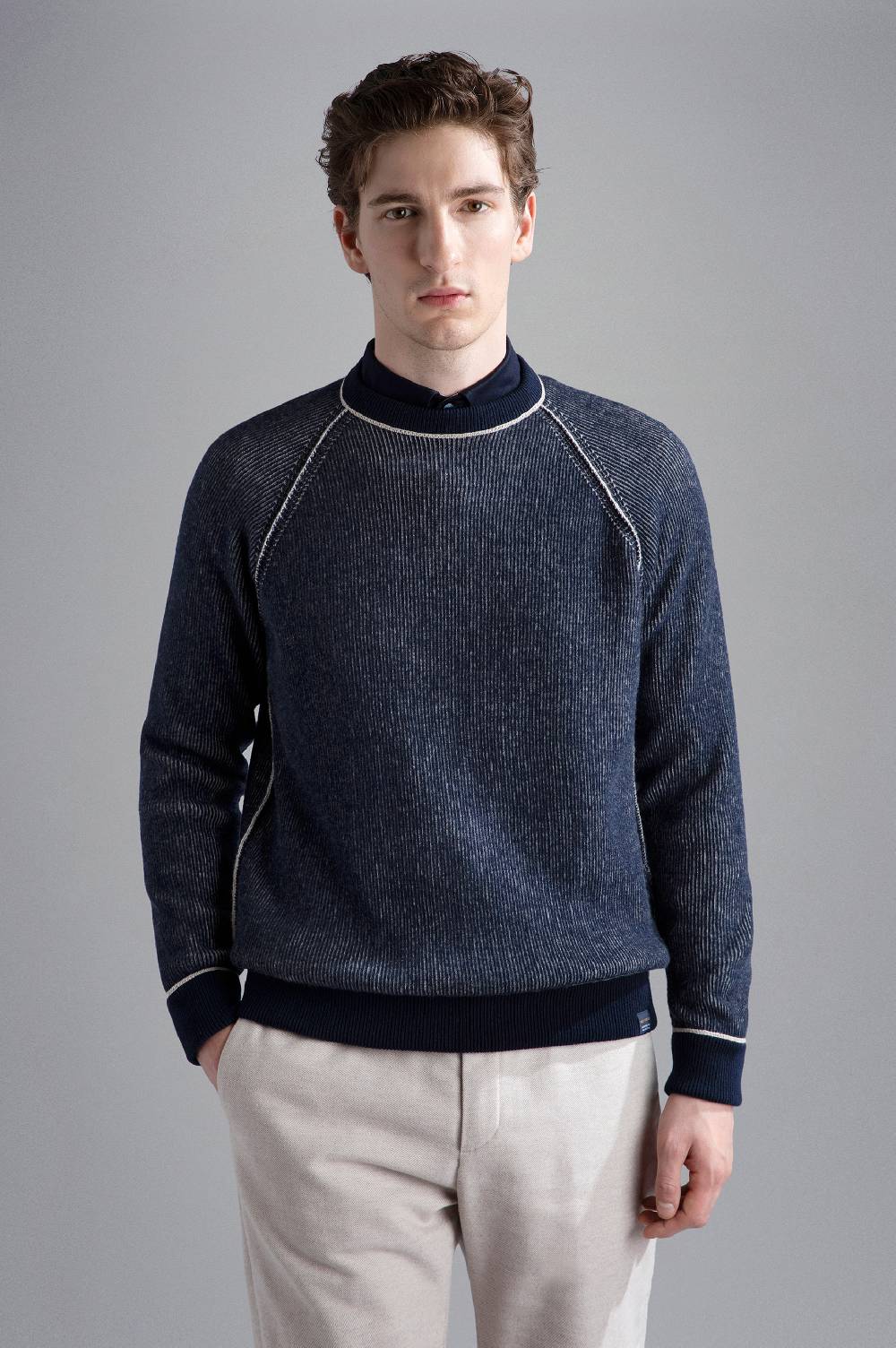 Paul & Shark Maglia in lana con profili a contrasto Paul & Shark