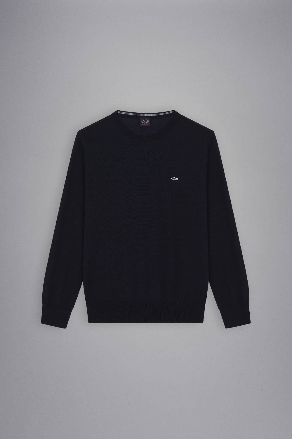 Paul & Shark Maglia In Lana Con Shark Badge Paul & Shark