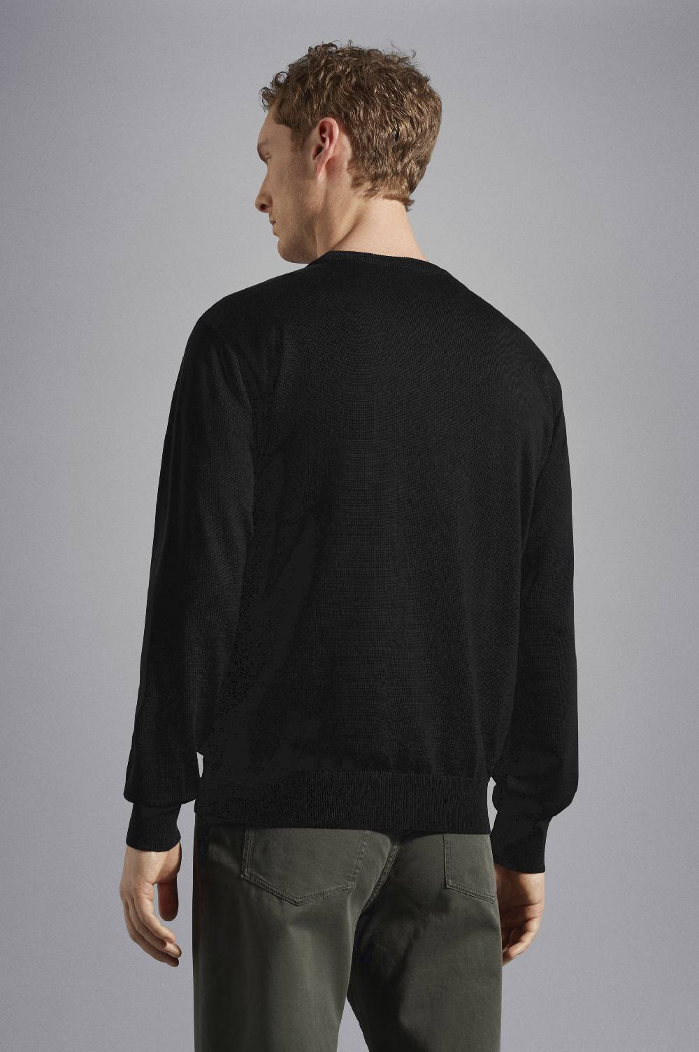 Paul & Shark Maglia In Lana Con Shark Badge Paul & Shark