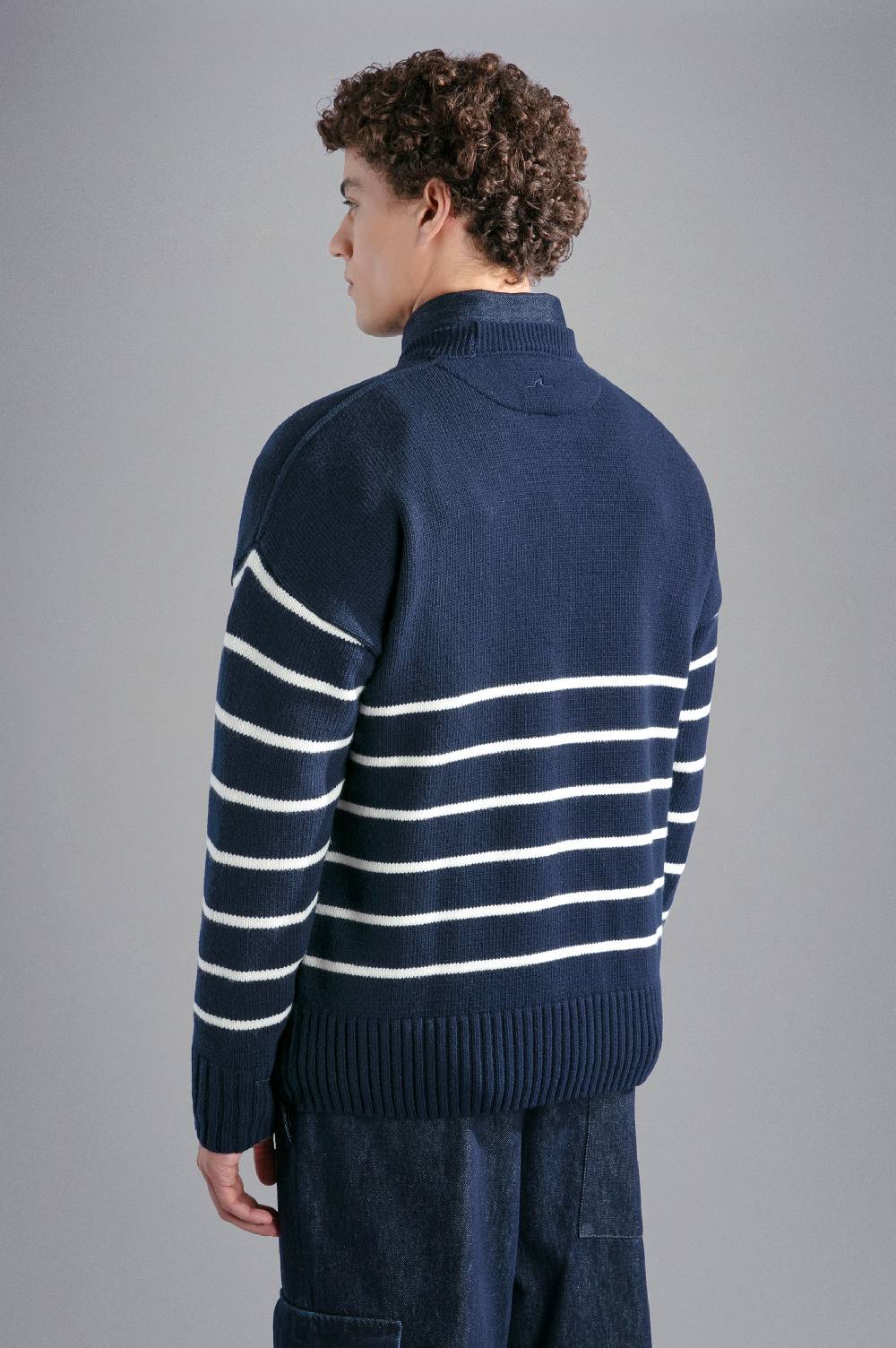Paul & Shark Maglia In Re-Wool Con Intarsio Shark Paul & Shark