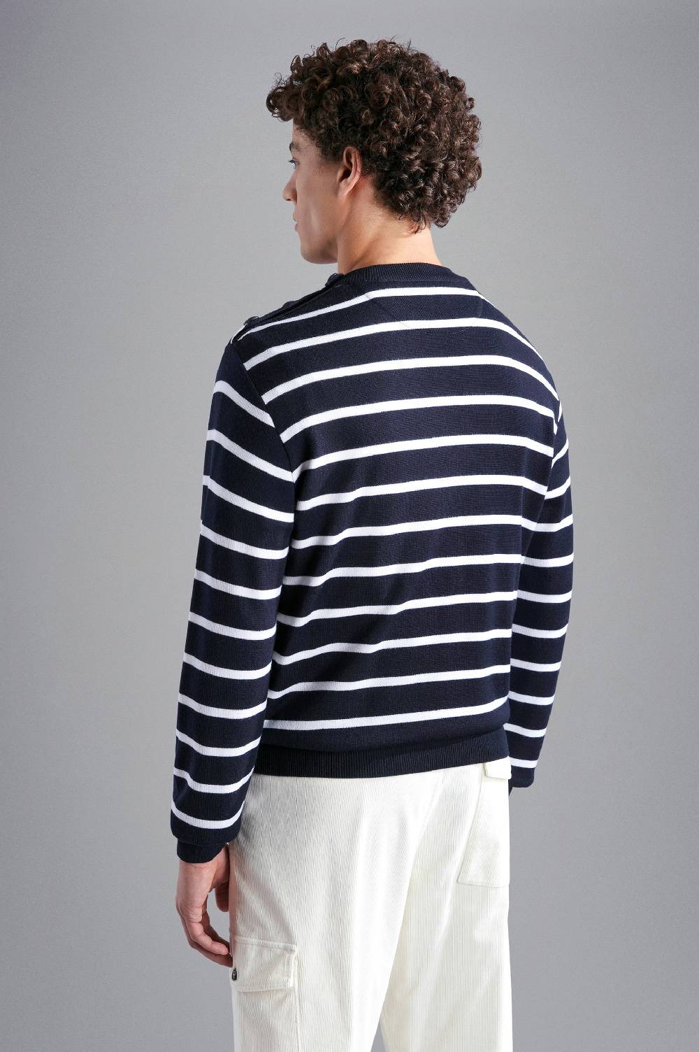 Paul & Shark Maglia In Summer Wool Con Motivo A Righe Paul & Shark