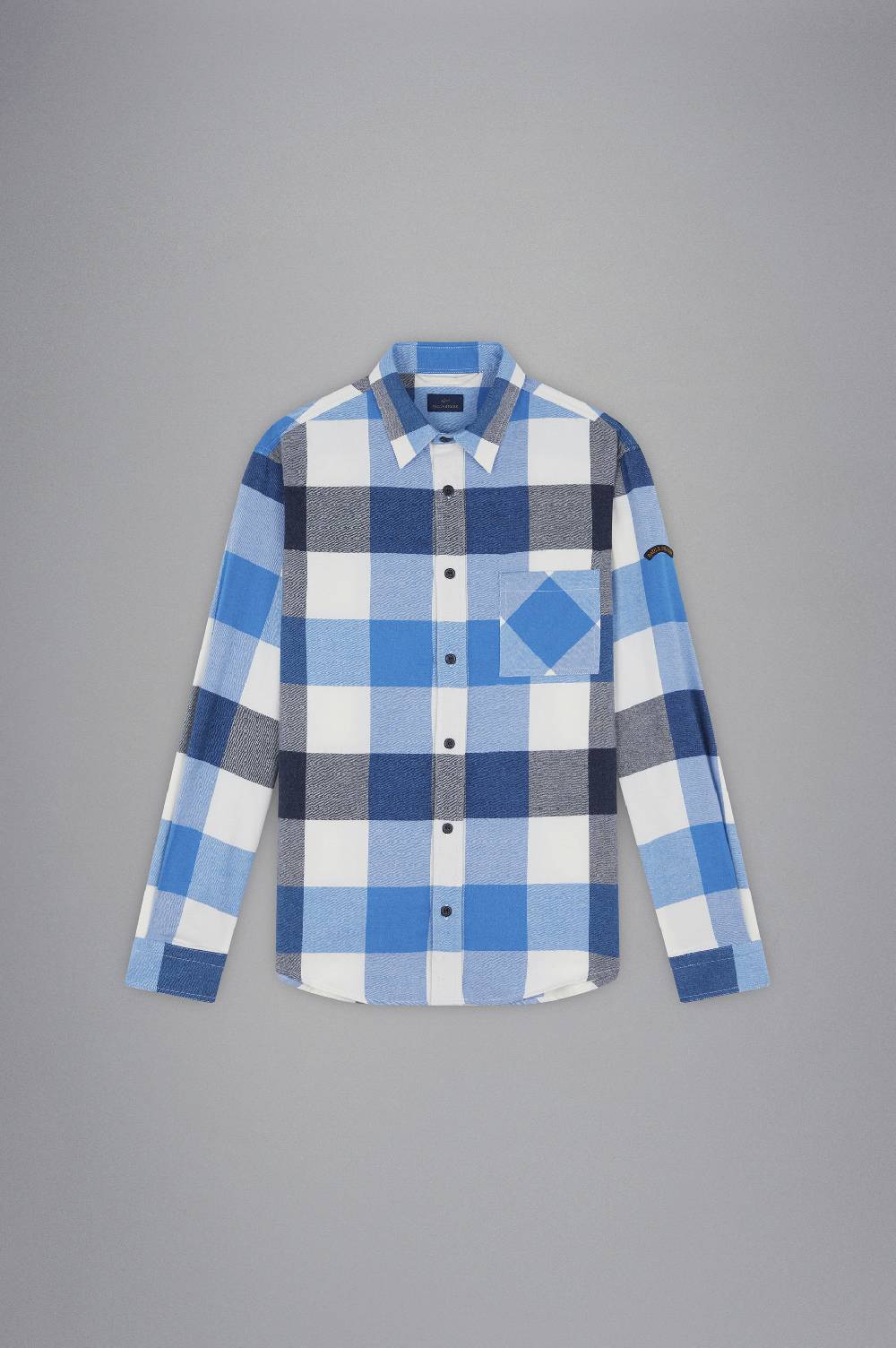 Paul & Shark Overshirt In Flanella Di Cotone Paul & Shark
