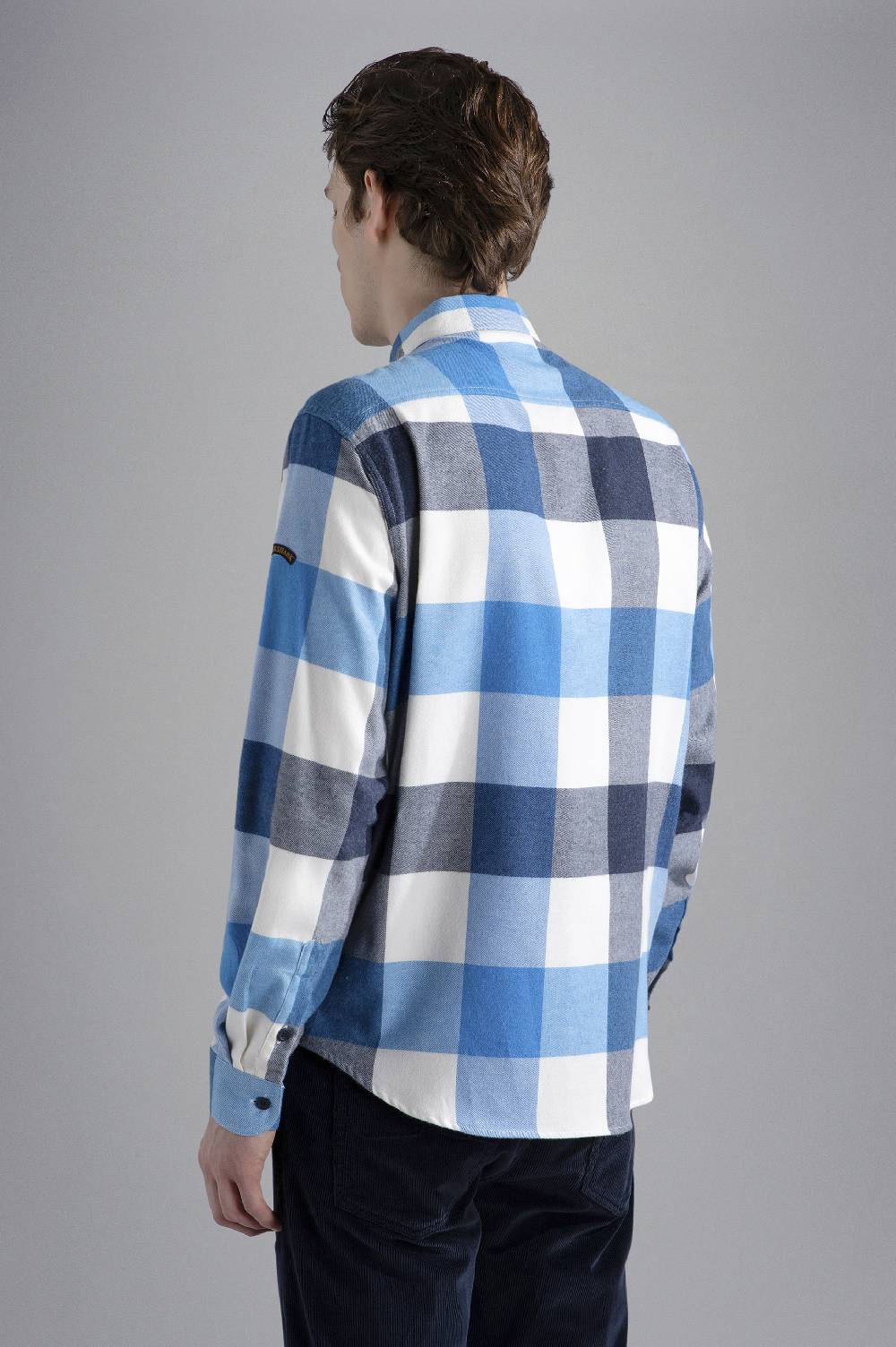 Paul & Shark Overshirt In Flanella Di Cotone Paul & Shark