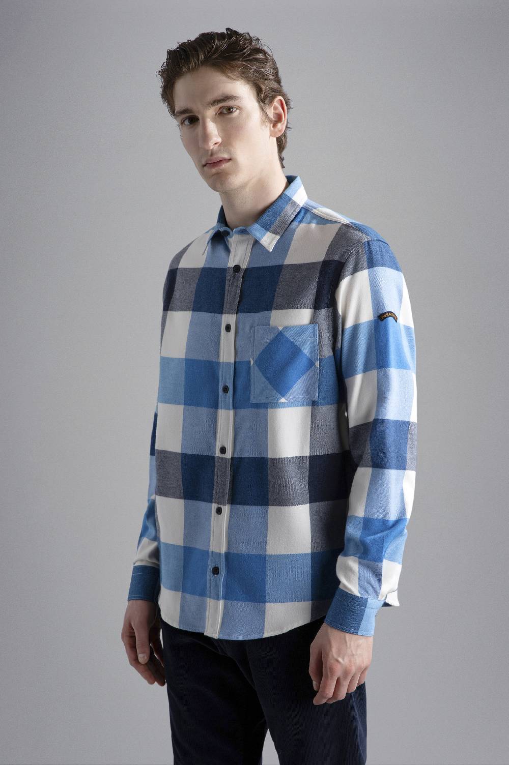 Paul & Shark Overshirt in flanella di cotone Paul & Shark