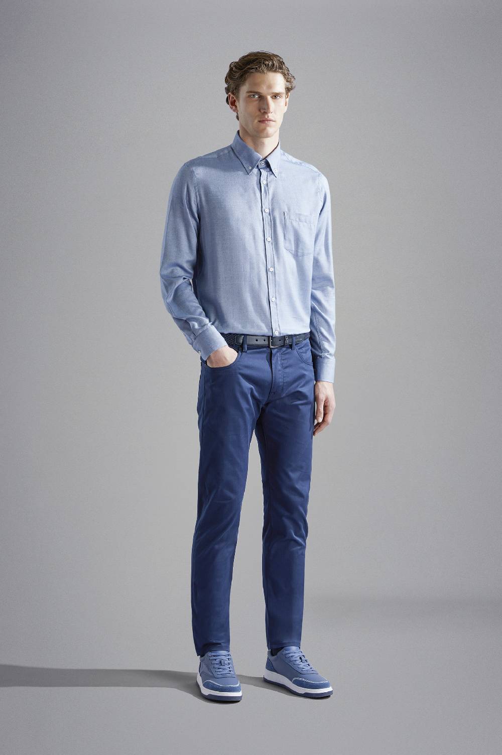 Paul & Shark Pantalone 5 Tasche In Cotone Stretch Paul & Shark