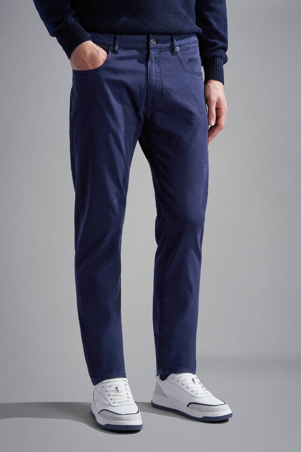 Paul & Shark Pantalone 5 tasche in cotone stretch Paul & Shark