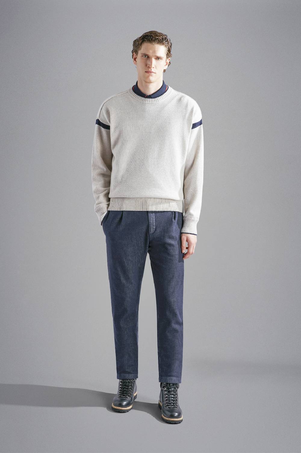 Paul & Shark Pantalone Chino In Cotone Stretch Paul & Shark