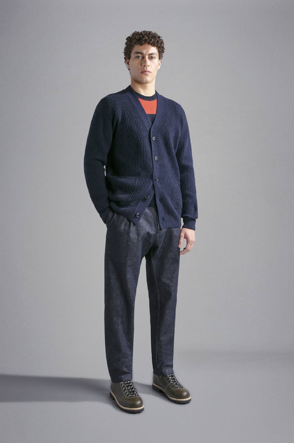 Paul & Shark Pantalone Chino In Denim Stretch Paul & Shark