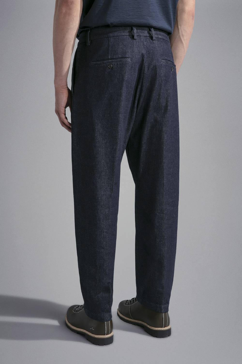 Paul & Shark Pantalone Chino In Denim Stretch Paul & Shark