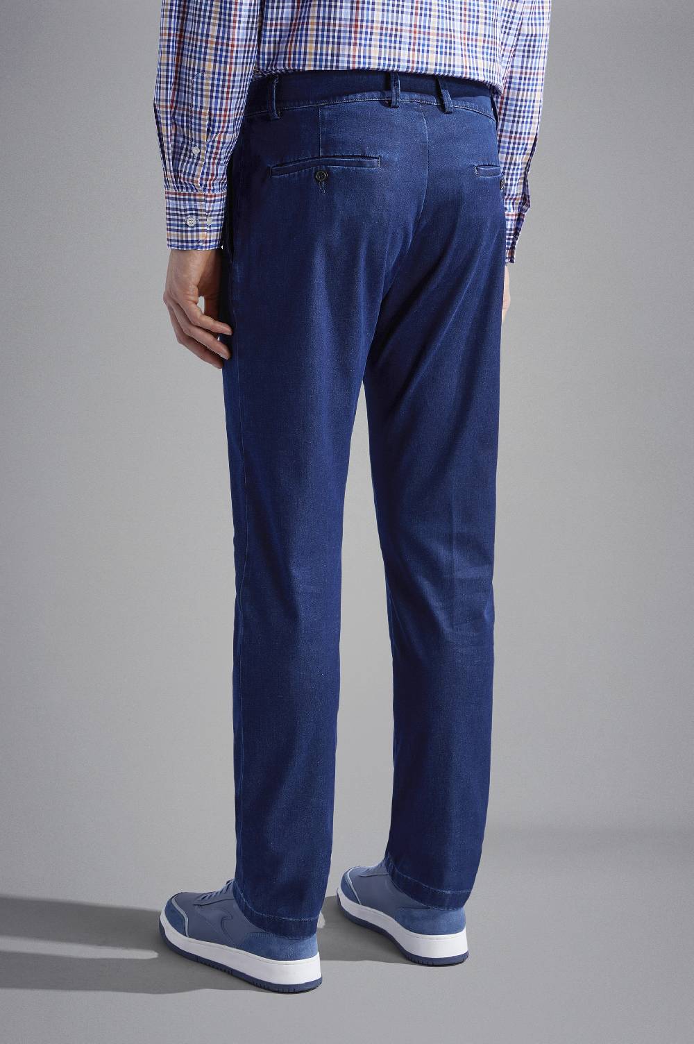 Paul & Shark Pantalone Chino In Denim Stretch Paul & Shark