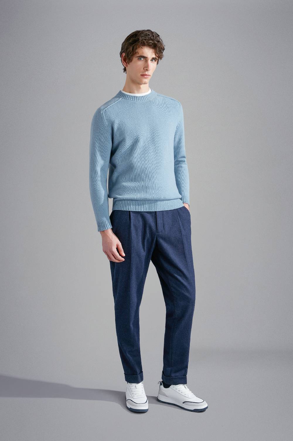 Paul & Shark Pantalone Con Coulisse In Lana Tecnica Paul & Shark