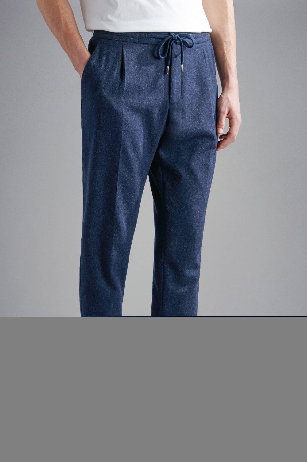 Paul & Shark Pantalone con coulisse in lana tecnica Paul & Shark