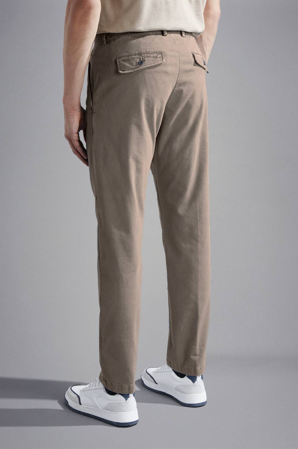Paul & Shark Pantalone Con Coulisse In Soft Touch Twill Paul & Shark