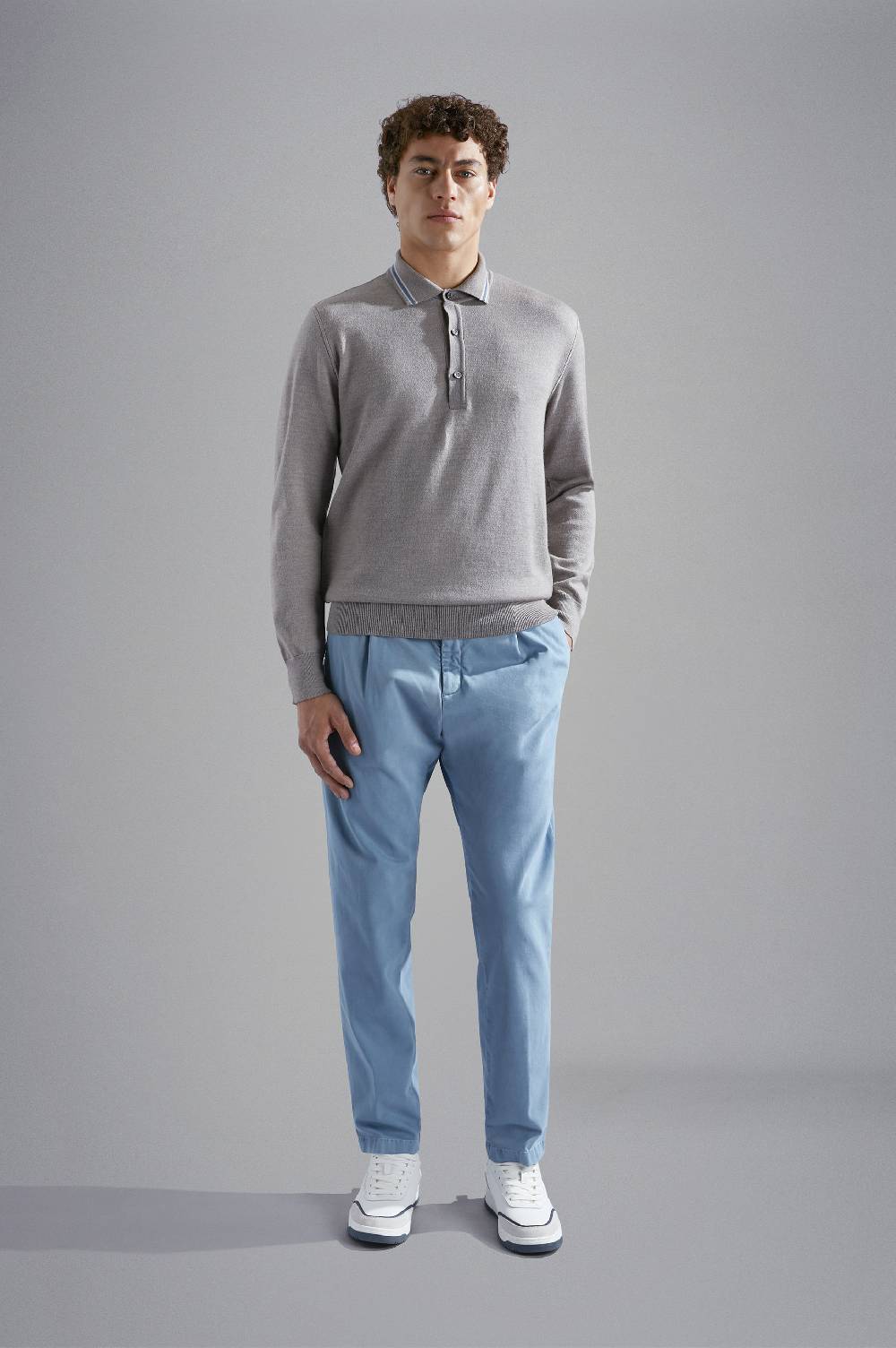 Paul & Shark Pantalone Con Coulisse In Soft Touch Twill Paul & Shark