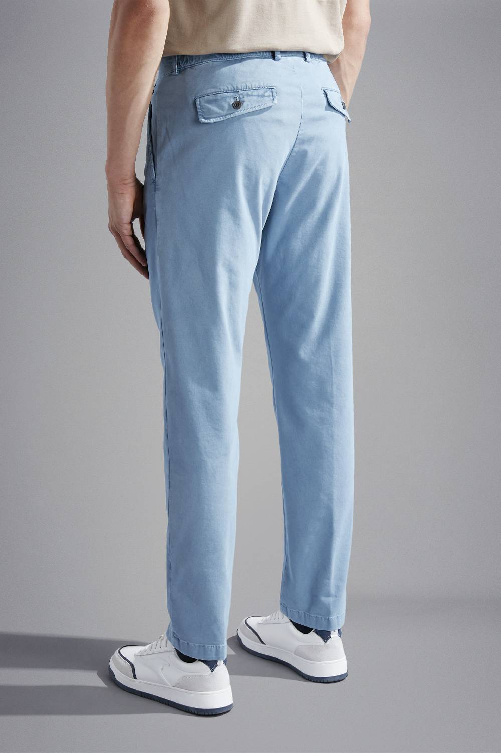 Paul & Shark Pantalone Con Coulisse In Soft Touch Twill Paul & Shark