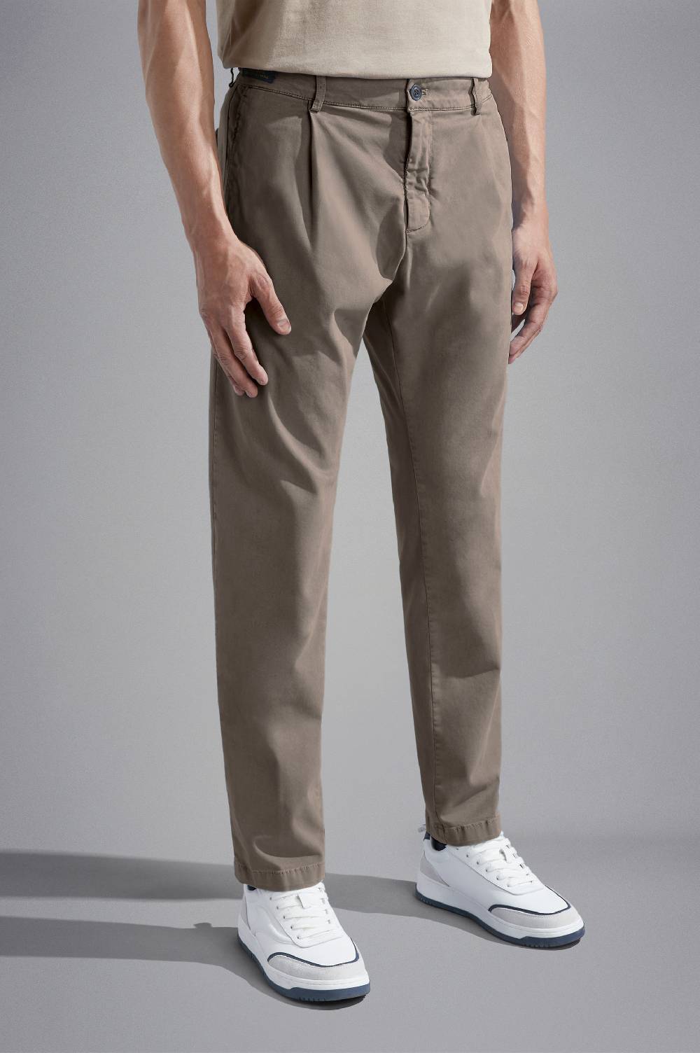Paul & Shark Pantalone con coulisse in Soft Touch Twill Paul & Shark