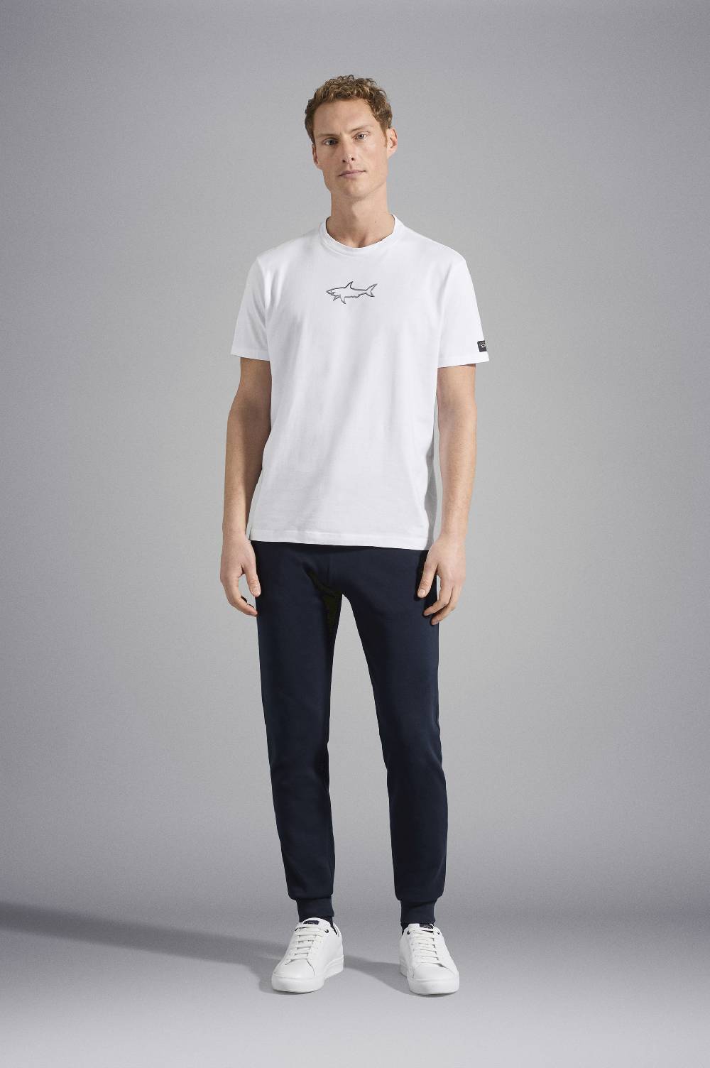 Paul & Shark Pantalone Sportivo In Cotone Con Badge Iconico Paul & Shark