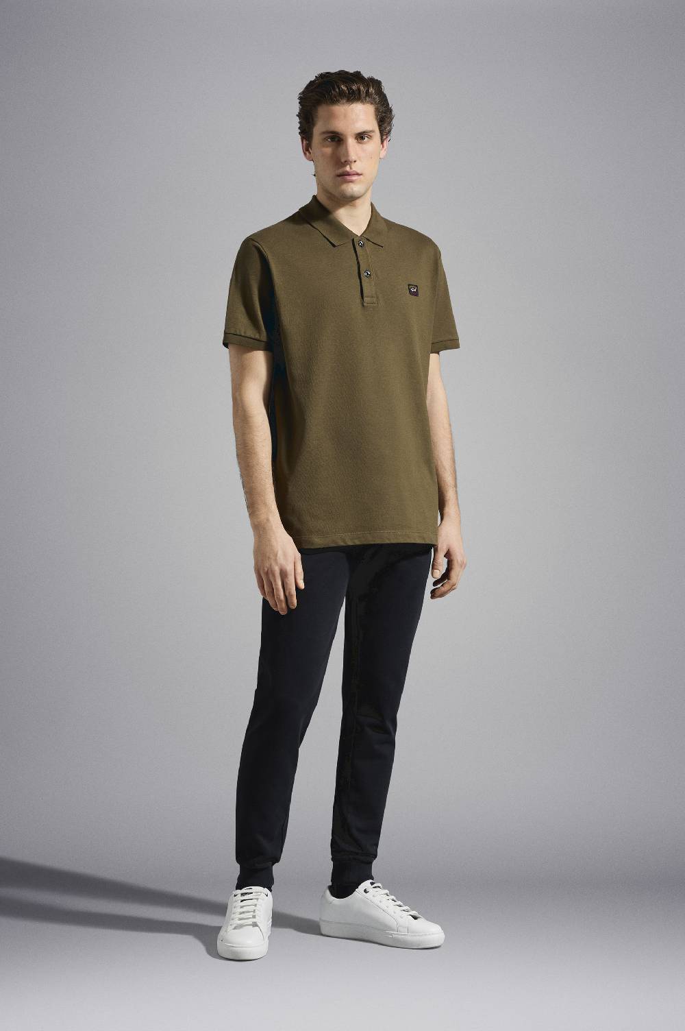 Paul & Shark Pantalone Sportivo In Cotone Con Badge Iconico Paul & Shark